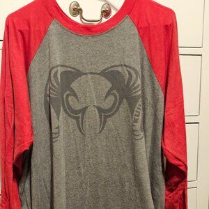Kuiu Gray Red Sleeve Shirt